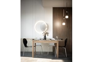 Newfurn Esstisch Tisch Sonoma Eiche Esszimmertisch Küchentisch Speisetisch II 120x76,5X 70 cm (BxHxT)