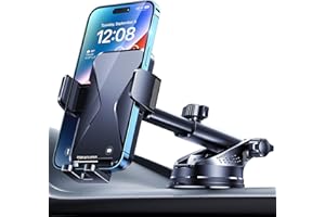 CINDRO Handyhalterung Auto [Super Saugnapf] Handy Halterung Auto Universal Handyhalter Auto 360° Drehbar kfz Handyhalterung Handy Halter Auto für Smartphone