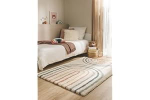 benuta Lytte Dywan dziecięcy Gobi, wielokolorowy, 120 x 170 cm, włókno syntetyczne, prostokątny, styl: motywy dziecięce, Scandi Living – łatwy w pielęgnacji do pokoju dziecięcego, salonu, sypialni