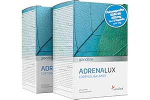 ‎SENSILAB Ashwagandha 600 mg, Rhodiola Rosea, Magnesium, Vitamin B6 und Vitamin B5 - Nur 2 Kapseln Täglich - 120 Ashwagandha Kapseln für 60 Tage - 10% Witanolide - AdrenaLux Sensilab
