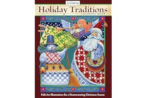 Jim Shore Holiday Traditions Coloring Book: Folk-art Illustrations for a Heartwarming Christmas Season
