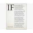 IF Poem Art Print IF Poem by Rudyard Kipling Art Print IF Poster If Poem Poster If Poem Print If Poem Wall Art If you can If by Kipling Poem (Ivory, 5 x 7)