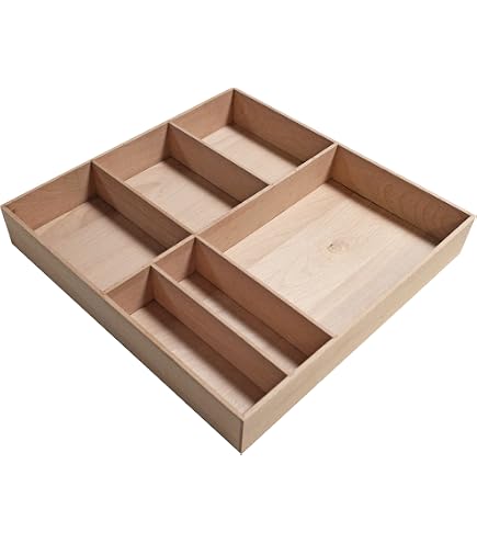 Rustikale Holzbox Mit Fächern – Aufbewahrung Für Sukkulenten, Schmuck Oder Büro-Krimskrams