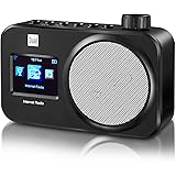 Dual IR 11 WiFi-internetradio met kleurendisplay (WiFi, UPnP-audiostreaming, automatische netwerkzoeken, wekfunctie, netvoedi