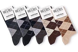 MAT AND VIC'S Mat & Vic’s Calcetines Clásicos de Vestir para Hombre y Mujer, Algodón, Certificado Oeko-Tex 100, cómodos, negro o multicolora (5 o 10 pares)