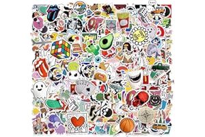 FOCRI Moda Strada Adesivi, 300 PEZZI Trendy Cool Sticker Packs Adesivi per Adolescenti, Adulti, Graffiti Con Marchio