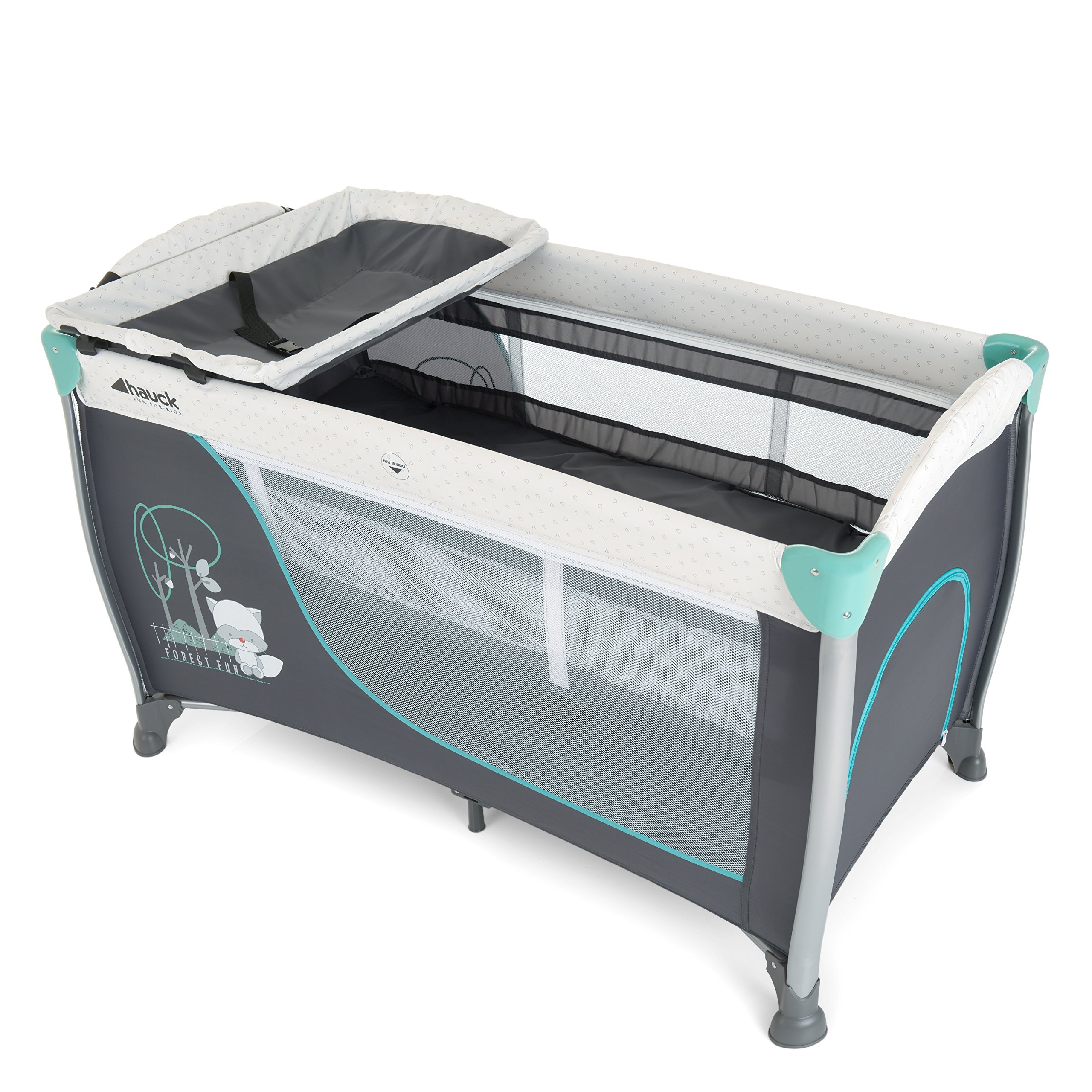 hauck sleep and play travel cot mattress