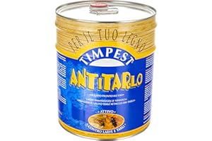 Timpest ANTITARLO LT. 10-Base solvente Attivo Contro tarli, Larve, termiti e parassiti del Legno-Liquido Pronto all'Uso, 239 mm, 10000 unità