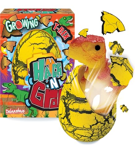 Deluxebase Hatch 'N' Grow – Oeuf Magique De Flamant Rose 11 Cm à Faire éclore Dans L'eau, Grandit 14 Jours, Collection 11 Modèles