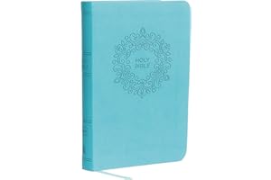 NKJV, Thinline Bible, Compact, Leathersoft, Blue, Red Letter, Comfort Print