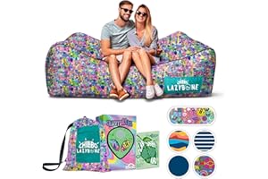 Chillbo Lazybone Lounger, Divano Gonfiabile Unisex, TrippyDraws, XL