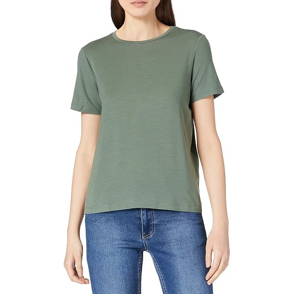 VILA Damen-Top Mit Rundhals – Lässiges Langarmshirt Für Einen Tollen Sitz