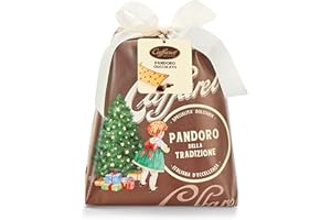 LINDT Caffarel Pandoro Artigianale con gocce di Cioccolato, da regalo, 1kg