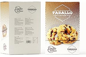 IAZZETTA BOX TARALLI SUGNA E PEPE Confezionati Singolarmente EXTRA MANDORLATI CIRCA 1,8kg Ideale Per BAR Supermercati Ufficio Pasticceria
