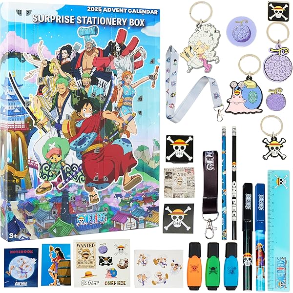 Panini One Piece - 25th Anniversary Trading Cards - Boîte de 18 pochettes, Stick