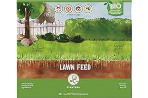 Plantura Lawn Feed, Natural & Animal-Free, Long-Lasting Effect, 70m², 3kg