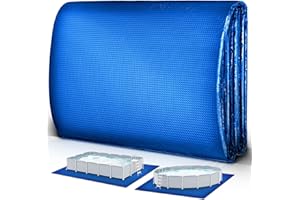 tillvex Tapis de Sol pour Piscine pour Piscine | Hors Terre Tapis | Rectangulaire & Rond | Protecteur De Sol Piscine (488 x 488 cm)