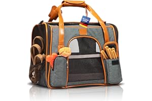 Tierhood Pudełko transportowe dla kota – składane i nadające się do prania pudełka transportowe dla kotów – torba transportowa na podróż i do transportu kotów – odporna na pęknięcia i wygodna skrzynia