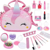 Buy Kids Makeup Kit for Girl Real Washable Kit for Little Girls ...