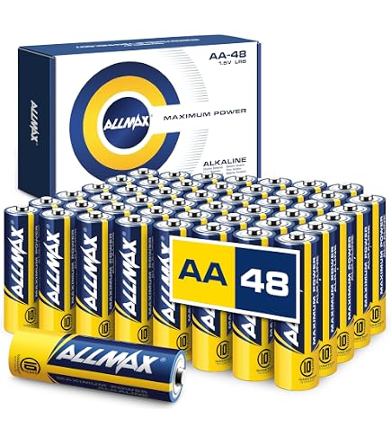 Allmax D Alkaline Batterien (6 Stück) - 1,5V, Ultra-langlebig, Auslaufsicher, 7 Jahre Haltbarkeit, Maximum Power