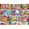 Brain Tree - Santa's Gift 1000 Piece Puzzle for Adults: with Droplet Technology for Anti Glare & Soft Touch
