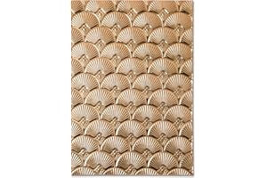 Sizzix 3-D Impressions Embossing Folder 664507 Art Deco by Kath Breen, One Size, Multicolour