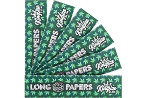 GRANNY'S WEED 6x Granny's® new Organic Slim Long Papers aus Hanf | 108 x 45 mm | 36 Blatt ungebleicht | King Size | organic hemp