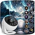 Fussion Planetarium Projector for Bedroom, 12 in 1 Star Projector Galaxy Light, Nebula Night Light Milky Way Projector with Timer, LED Space Galaxy Lamp Room Decor for Adults Kids - White