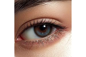 Elizzm Farbige 3-Monatslinsen Blau – 2 Stück (1 Paar), natürlich, ohne Sehstärke - Sapphire Blue