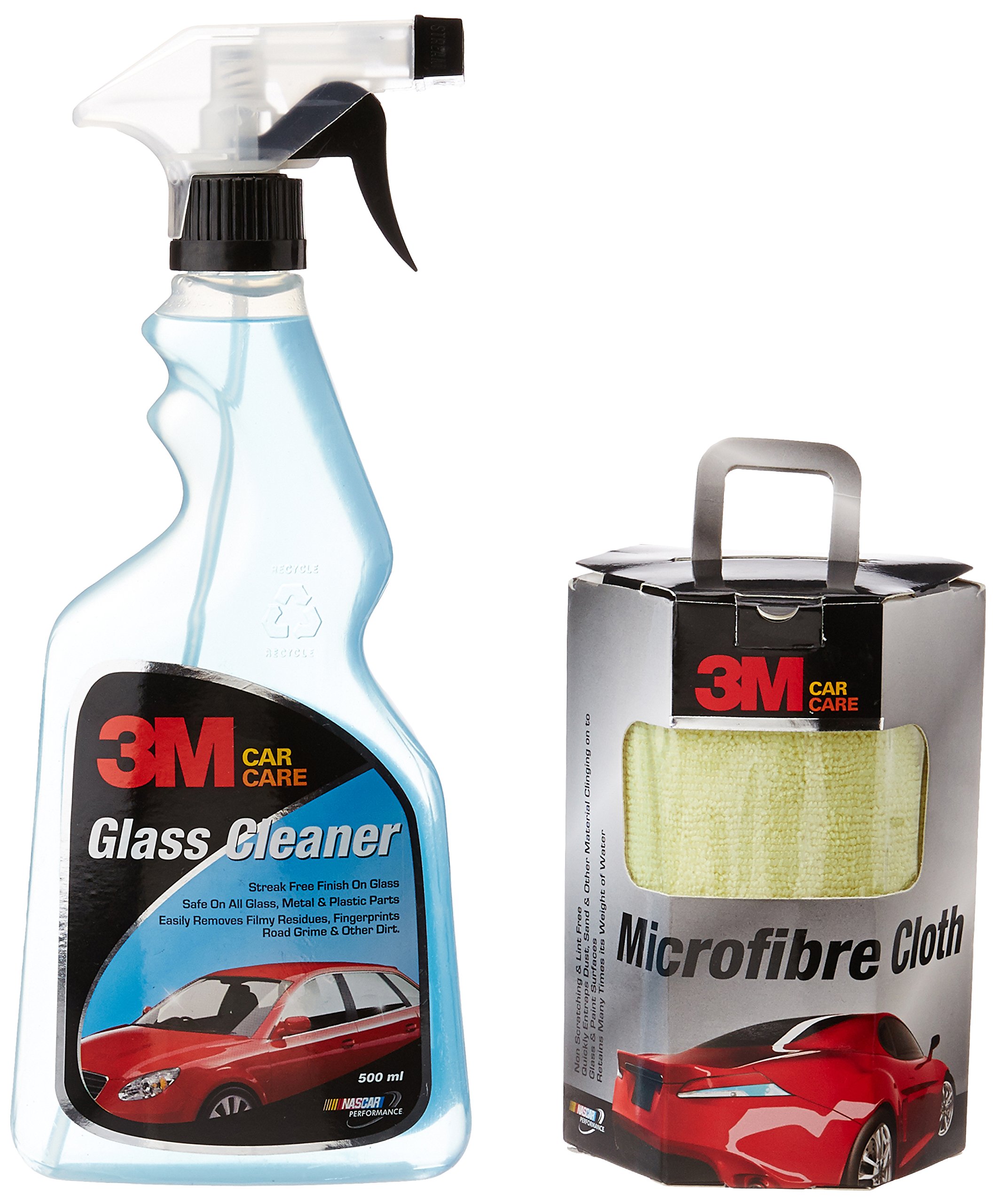 Buy 3M Combo of AS Glass Cleaner (500 ml) and Cloth Online Baazaar Online