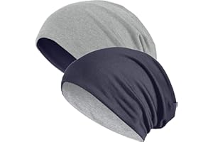 Hatstar 2in1 Reversible Damen Beanie | Damen und Herren Mütze | Baumwoll Wintermütze | weich & Warm