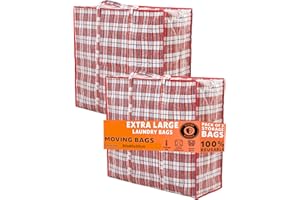 HENKI 140L XXXL Extra Groß Aufbewahrungstasche Storage Bag, Umzugtasche, Jumbo Karton Travel Organizer, Reißverschluss Garment Bag, 20 kg Einkaufstasche Kleidung Decken Kissen 80x60x30cm