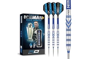 ‎RED DRAGON Gerwyn Price 24 g zestaw rzutek wolframowych z lotkami i łodygami