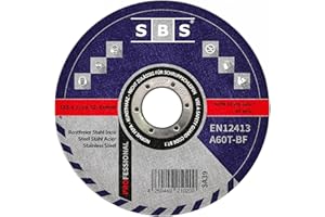 SBS Trennscheiben | 115 x 1,0mm | 50 Stück | INOX | Flexscheibe Profi Qulität