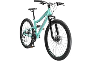 BIKESTAR MTB Mountain Bike Sospensione Completa 26, 27.5, 29", Freni a Disco| Bicicletta MTB Telaio 15, 17, 19" Cambio Shimano a 21 velocità