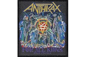 ARTIST UNKNOWN Anthrax patches for all Kings Patch Woven 9 x 10 cm