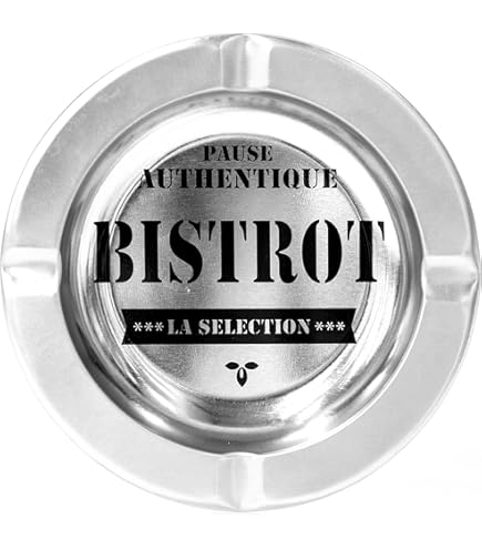 Cendrier En Inox 18/10 Lacor – Diamètre 14 Cm – Design épuré, Lave-vaisselle – Argenté