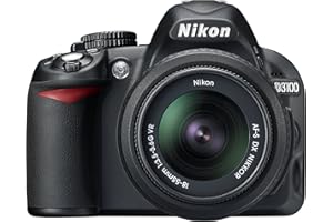 Nikon D3100 Digital SLR Camera with 18-55mm VR Lens Kit (14.2MP) 3 inch LCD (Renewed)