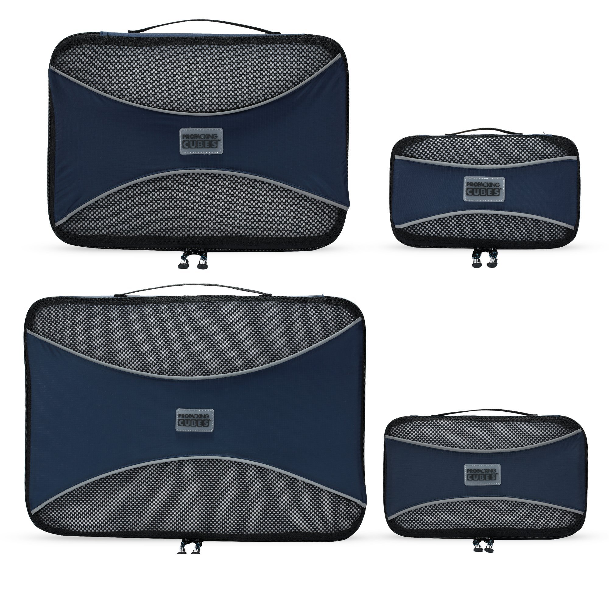 PRO Packing Cubes 4 Piece Travel Packing Cube Value Set 30 Space