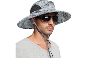 EINSKEY Cappello Pescatore Uomo Donna Tesa Larga Bucket Hat Anti-UV per Safari, Spiaggia, Campeggio, Caccia, Ciclismo