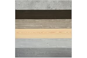 MYDEKOR Polystyrene Ceiling Tiles Storyfoam Panels Cladding Tile Walnut Wood Plank Effect (12 Panks - 2m2 Coverage)