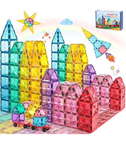 Juguetes Niños Años FUUHOMDY Construcciones Magneticas Niu00f1os