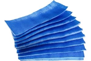 vhbw set di filtri (10 pezzi) G4 compatibile con Nilan VP 18 Compact, VP 18 Compact P unità di ventilazione - filtro aria di scarico, filtro aria di mandata