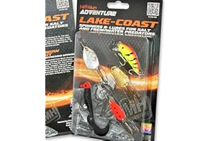 Matt Hayes Adventure 5 Piece ASSORTED LAKE and COAST 5g to 8g All Round Spinners Lure Pack - For Perch, Salmon and Trout [16MH-7579]