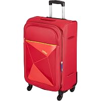 Safari Polyester 79 cms Red Softsided Check-in Luggage (PRISMA754WRED)