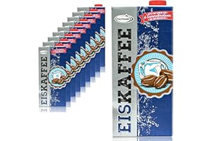 Hochwald - 10er Pack Premium Eiskaffee 1,5% fettarm in 1 Liter Packung - Ice Coffee als Kaltgetränk - Aromatisches Milchgetränk mit Kaffee