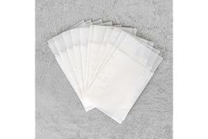 Logbuch-Verlag 50 kleine Pergamintüten 4,5 x 6 cm Pergamin Pergament-Ersatz leicht durchsichtig Flachbeutel mini Verpackung für Samen & Kleinteile