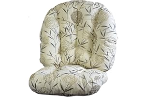 Gilda Replacement Cane Furniture RENO SWIVEL - CUSHIONS ONLY Wicker Rattan Conservatory (Bamboo Natural)