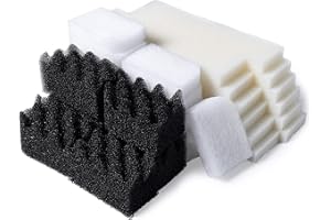 LTWHOME Compatible Filtres en Mousse Blocs de Mousse Filtrante Kit Convient pour Le Fluval 404, 405,406 Aquariophilie (Paquet DE 30)