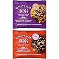 Rhythm 108 Hazelnut Chocolate Praline & Chocolate Peanut Butter Cookie Mixed Case 12 x 50g